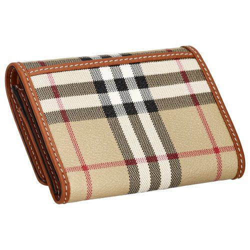 バーバリー 三つ折り財布 コンパクト財布 レディース ベージュ BURBERRY 8094423 ARCHIVE BEIGE