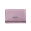コーチ アウトレット 三つ折り財布 コンパクト財布 レディース マイクロ ウォレット ピンク COACH OUTLET CW805 SVPK9 メタリックピンク