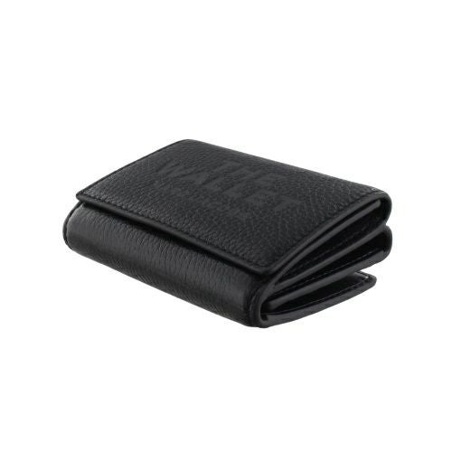 マークジェイコブス 三つ折り財布 コンパクト財布 レディース ザ レザー アイテムズ ブラック Marc Jacobs 2R4SMP006S02 001 BLACK