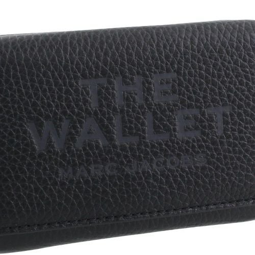 マークジェイコブス 三つ折り財布 コンパクト財布 レディース ザ レザー アイテムズ ブラック Marc Jacobs 2R4SMP006S02 001 BLACK