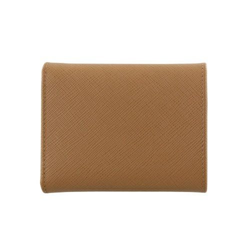 プラダ 三つ折り財布 コンパクト財布 レディース トライアングルロゴ