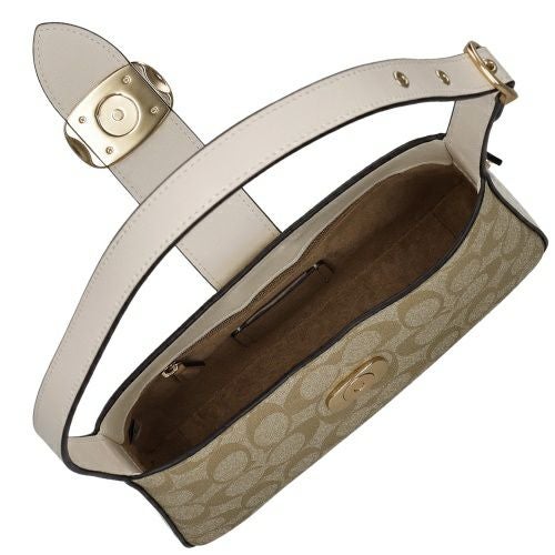 コーチ アウトレット ショルダーバッグ レディース ベージュ COACH OUTLET CP005 IMDQC ライトカーキ チョーク