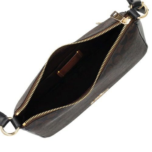 コーチ アウトレット ショルダーバッグ レディース エリー ファイルバッグ シグネチャー ブラウン COACH OUTLET CZ177 IMXAQ