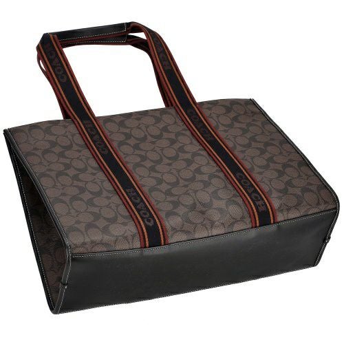 コーチ アウトレット トートバッグ レディース ラージ スミス トート・シグネチャー キャンバス ブラウン COACH OUTLET CM865 SVBMC シルバー/ブラウンマルチ