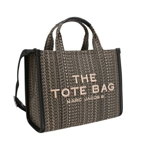 マークジェイコブス トートバッグ レディース ザ モノグラム ジャカード トート バッグ ミディアム ブラック Marc Jacobs 2F4HTT015H05 261 BEIGE MULTI