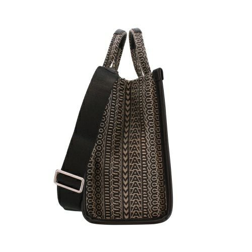 マークジェイコブス トートバッグ レディース ザ モノグラム ジャカード トート バッグ ミディアム ブラック Marc Jacobs 2F4HTT015H05 261 BEIGE MULTI