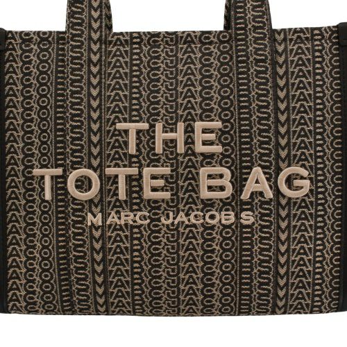 マークジェイコブス トートバッグ レディース ザ モノグラム ジャカード トート バッグ ミディアム ブラック Marc Jacobs 2F4HTT015H05 261 BEIGE MULTI