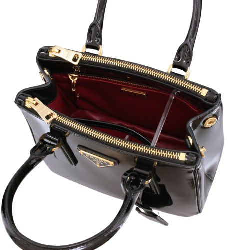 プラダ ハンドバッグ レディース トライアングルロゴ ブラック PRADA