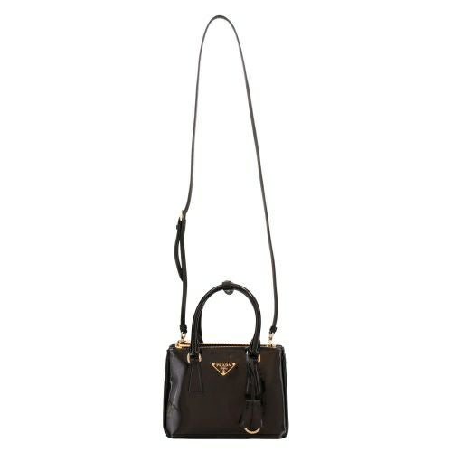 プラダ ハンドバッグ レディース トライアングルロゴ ブラック PRADA