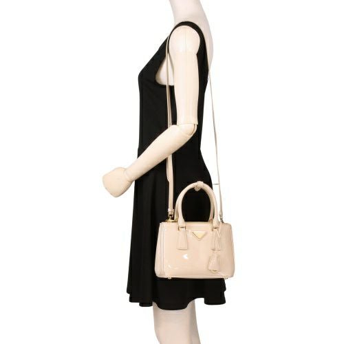 プラダ ハンドバッグ レディース トライアングルロゴ ホワイト PRADA