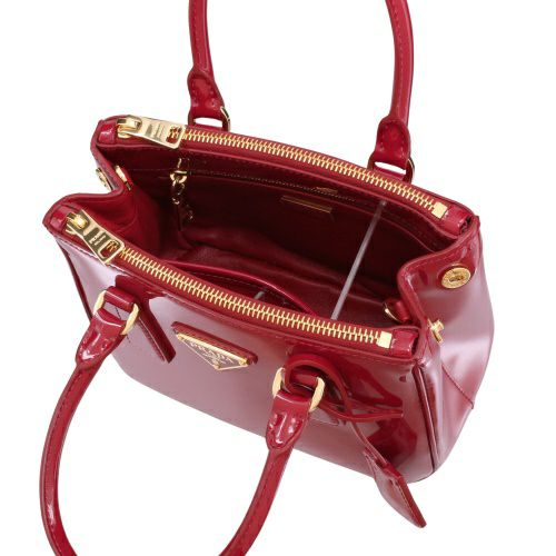 プラダ ハンドバッグ レディース トライアングルロゴ レッド PRADA 1BA906 V EOM 069 F0E06 CHERRY