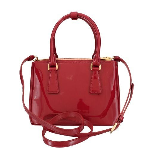 プラダ ハンドバッグ レディース トライアングルロゴ レッド PRADA