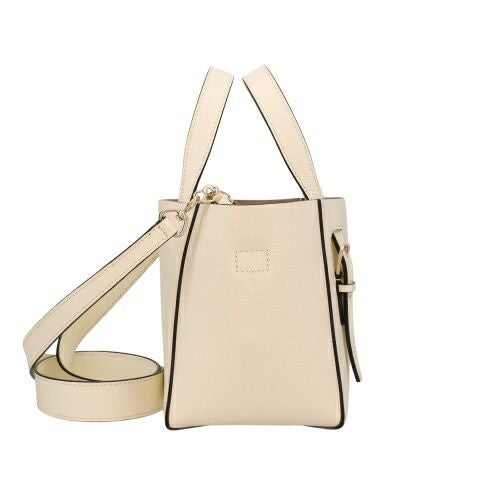 ヴァレクストラ ハンドバッグ レディース MICRO BUCKET W STRAP ホワイト Valextra WBSF0090028 PERGAMENA