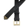 プラダ ベルト レディース トライアングルロゴ サフィアーノ ブラック PRADA 1CC545 053 F0002 NERO