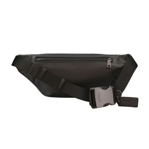 コーチ アウトレット ボディバッグ メンズ レーサー ベルト バッグ・シグネチャー キャンバス ブラック COACH OUTLET CT714 QBMI5 チャコール ブラック