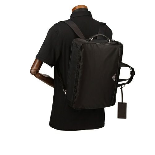 プラダ ビジネスバッグ メンズ トライアングルロゴ ブラック PRADA 2VE015 V XOO 2DMH F0002 NERO