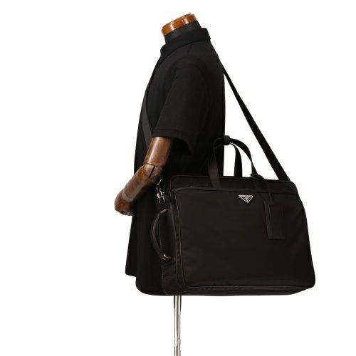 プラダ ビジネスバッグ メンズ トライアングルロゴ ブラック PRADA 2VE015 V XOO 2DMH F0002 NERO