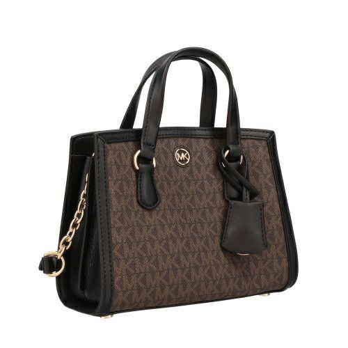 マイケルコース ハンドバッグ レディース シャンタル クロスボディ エクストラスモール MKシグネチャー CHANTAL XS CROSSBODY BAG ブラウン MICHAEL KORS 32R3G7CC0B BROWN/BLACK