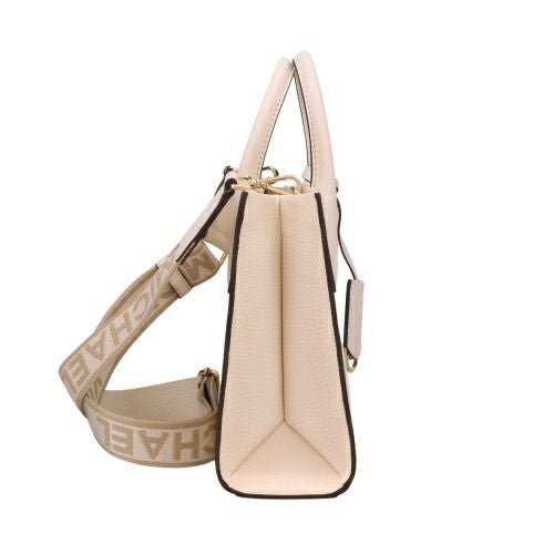 マイケルコース ハンドバッグ レディース MIRELLA ミレラ ショッパー クロスボディ エクストラスモール ホワイト MICHAEL KORS 35S4G7ZC5L LT CREAM