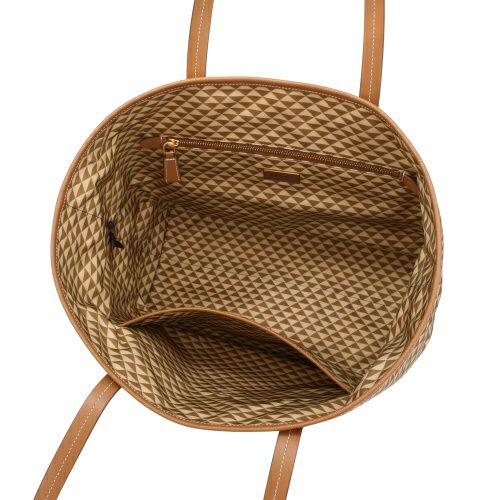 プラダ トートバッグ レディース トライアングルロゴ ブラウン PRADA 1BG552 V OOO 2HGX F098L CARAMEL