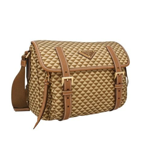 プラダ ショルダーバッグ レディース トライアングルロゴ ブラウン PRADA 1BD383 V OOO 2HGX F098L CARAMEL