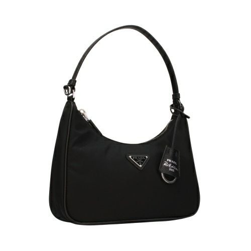 プラダ ショルダーバッグ レディース トライアングルロゴ ブラック PRADA 1N204M R064 F0002 NERO