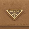 プラダ キーケース レディース トライアングルロゴ サフィアーノ ブラウン PRADA 1PG004 QHH F03BH CARAMEL 0