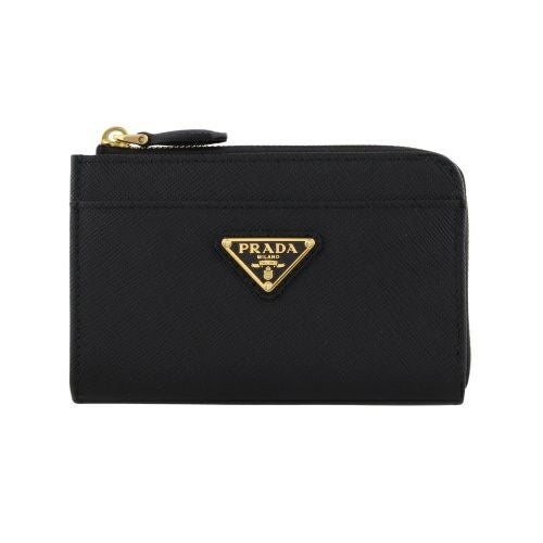 プラダ キーケース レディース トライアングルロゴ サフィアーノ ブラック PRADA 1PP122 QHH F0002 NERO