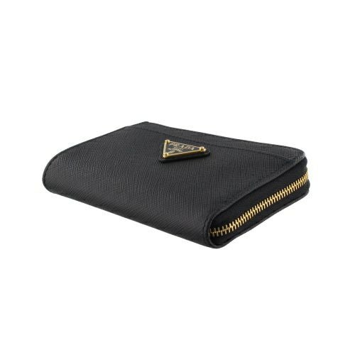 プラダ キーケース レディース トライアングルロゴ サフィアーノ ブラック PRADA 1PP122 QHH F0002 NERO