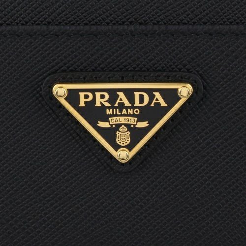 プラダ キーケース レディース トライアングルロゴ サフィアーノ ブラック PRADA 1PP122 QHH F0002 NERO