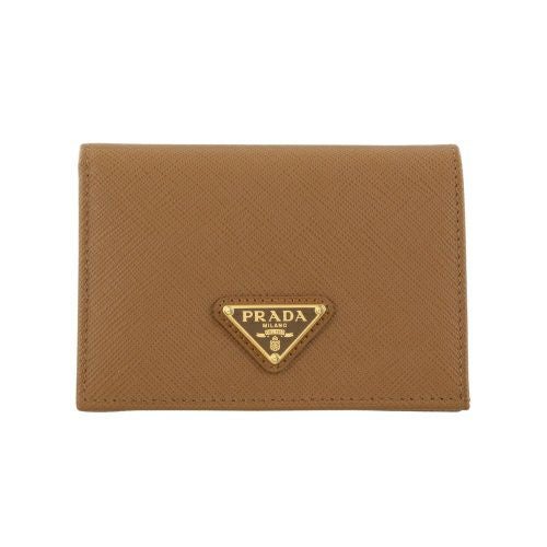 プラダ PRADA 二つ折り財布 レディース ピンクベージュ 1ML018 QWA