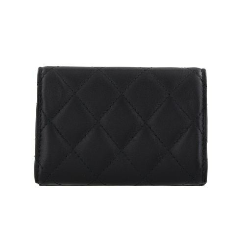 シャネル 三つ折り財布 レディース ココマーク ブラック CHANEL AP0230