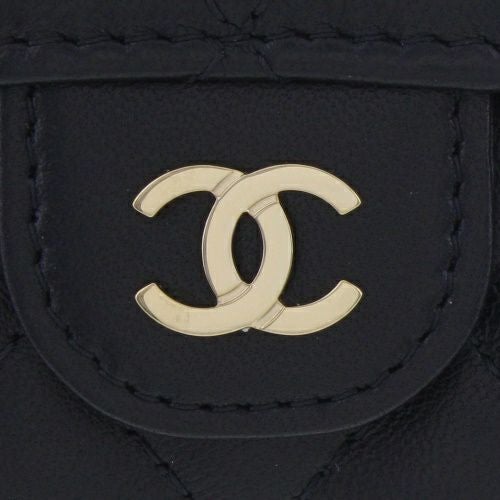 シャネル 三つ折り財布 レディース ココマーク ブラック CHANEL AP0230