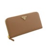 プラダ 長財布 レディース トライアングルロゴ サフィアーノ ブラウン PRADA 1ML506 QHH F03BH CARAMEL 0