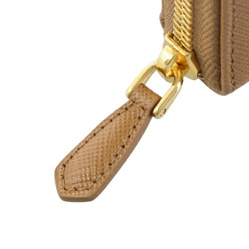 プラダ 長財布 レディース トライアングルロゴ サフィアーノ ブラウン PRADA 1ML506 QHH F03BH CARAMEL 0