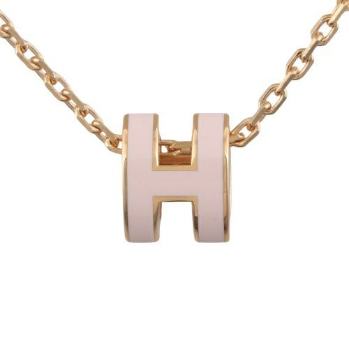 エルメス ネックレス レディース MINI POP H ピンク HERMES H147992FO ROSE DRAGEE/PGD
