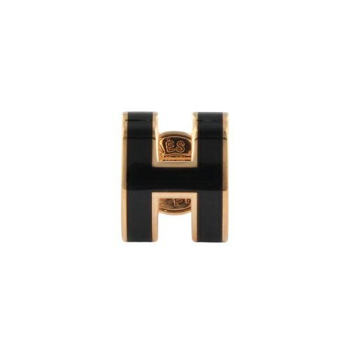 エルメス ピアス レディース MINI POP H ブラック HERMES H608002FO NOIR/PGD