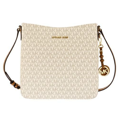 マイケルコース ショルダーバッグ レディース ジェットセットトラベル JET SET TRAVEL LARGE LOGO MESSENGER ホワイト MICHAEL KORS 30H6GTVM3V 150 バニラ