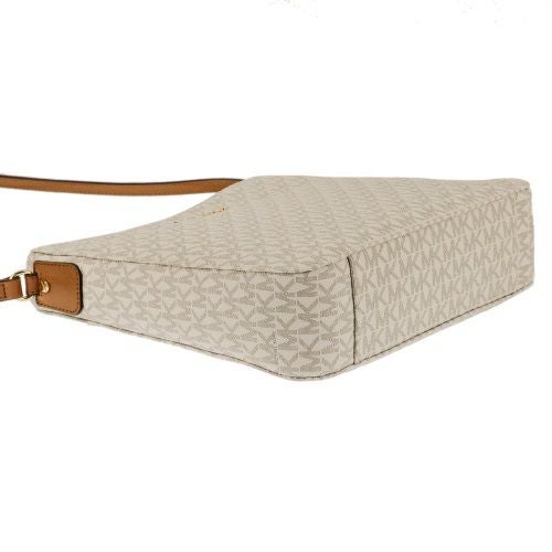 マイケルコース ショルダーバッグ レディース ジェットセットトラベル JET SET TRAVEL LARGE LOGO MESSENGER ホワイト MICHAEL KORS 30H6GTVM3V 150 バニラ