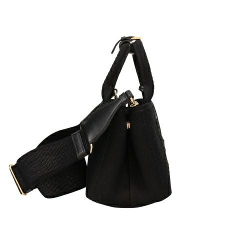 プラダ ハンドバッグ レディース カナパ CANAPA RICAMO ブラック PRADA 1BA038 V 8OM 2CYA F0002 NERO