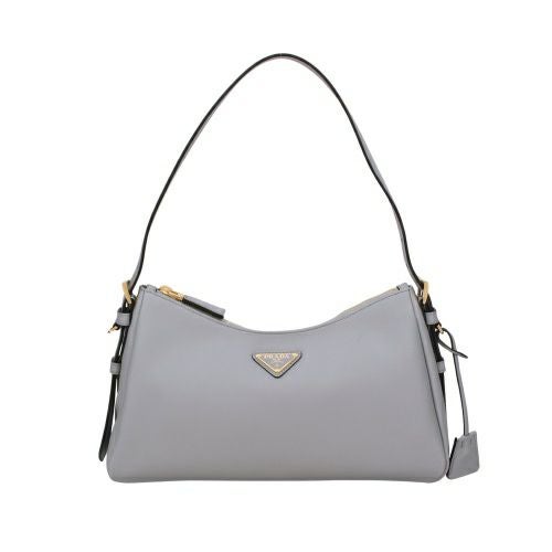 プラダ ハンドバッグ レディース トライアングルロゴ ブルー PRADA 1BC229 V LVM 2CYS F04F1 OPALINE N