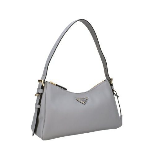 プラダ ハンドバッグ レディース トライアングルロゴ ブルー PRADA 1BC229 V LVM 2CYS F04F1 OPALINE N