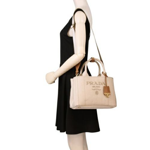 プラダ ハンドバッグ レディース MISTOLINO RICAMO ホワイト PRADA