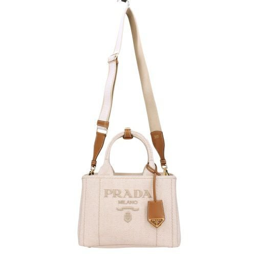 プラダ ハンドバッグ レディース MISTOLINO RICAMO ホワイト PRADA