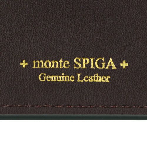 モンテスピガ カードケース 名刺入れ メンズ グリーン monte SPIGA MOSBHSD005GR GREEN