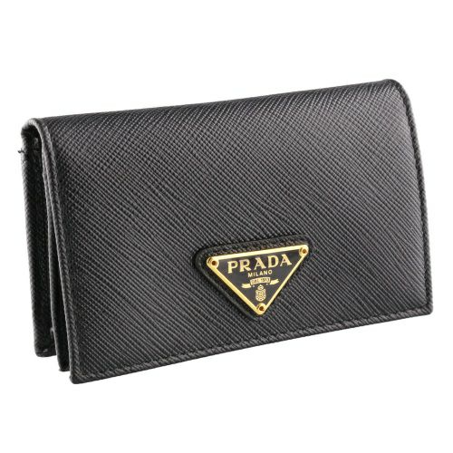 プラダ カードケース 名刺入れ レディース ブラック PRADA 1MC122 QHH