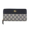 グッチ 長財布 レディース GGマーモント ブルー GUCCI 456117 17WAG 4041 BEIGE/BLUE