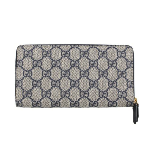グッチ 長財布 レディース GGマーモント ブルー GUCCI 456117 17WAG 4041 BEIGE/BLUE