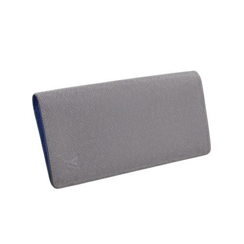 ルイヴィトン 長財布 タイガ ポルトフォイユ・ブラザ NM グレー LOUIS VUITTON M11580 グリ・ロッシュ グレー/ブルー メンズ