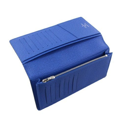 ルイヴィトン 長財布 タイガ ポルトフォイユ・ブラザ NM グレー LOUIS VUITTON M11580 グリ・ロッシュ グレー/ブルー メンズ